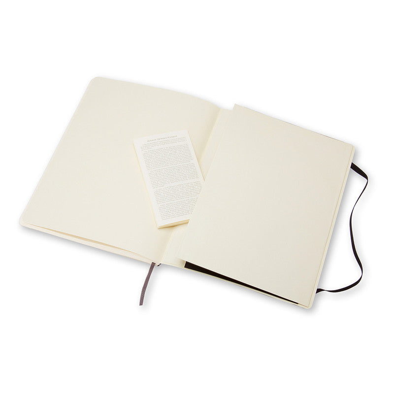 Moleskine Classic Soft Cover Notebook Plain Extra Large Black - Pencraft the boutique