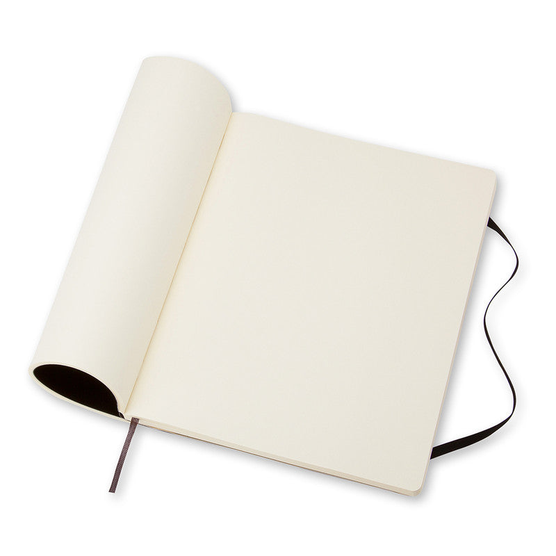 Moleskine Classic Soft Cover Notebook Plain Extra Large Black - Pencraft the boutique