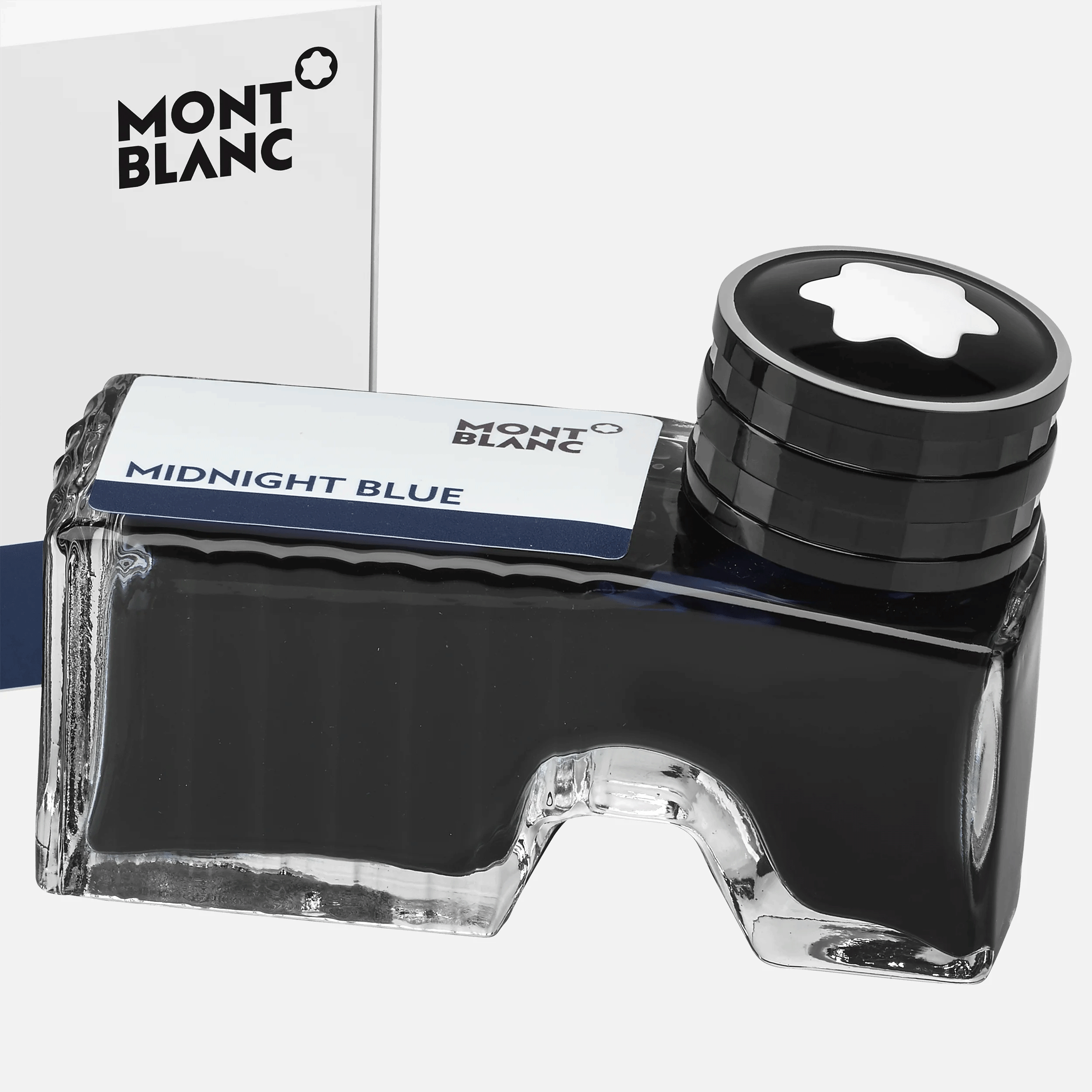 Montblanc Ink Bottle 60ml Midnight Blue - Pencraft the boutique