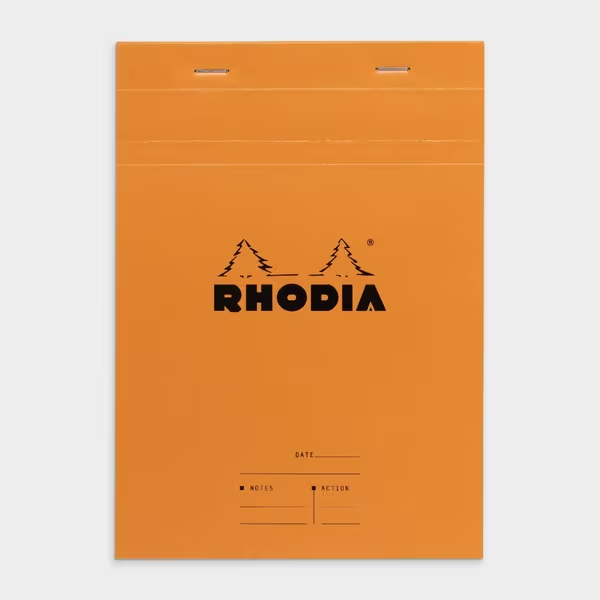Rhodia Meeting Notepad #16 Ruled A5 Orange - Pencraft the boutique