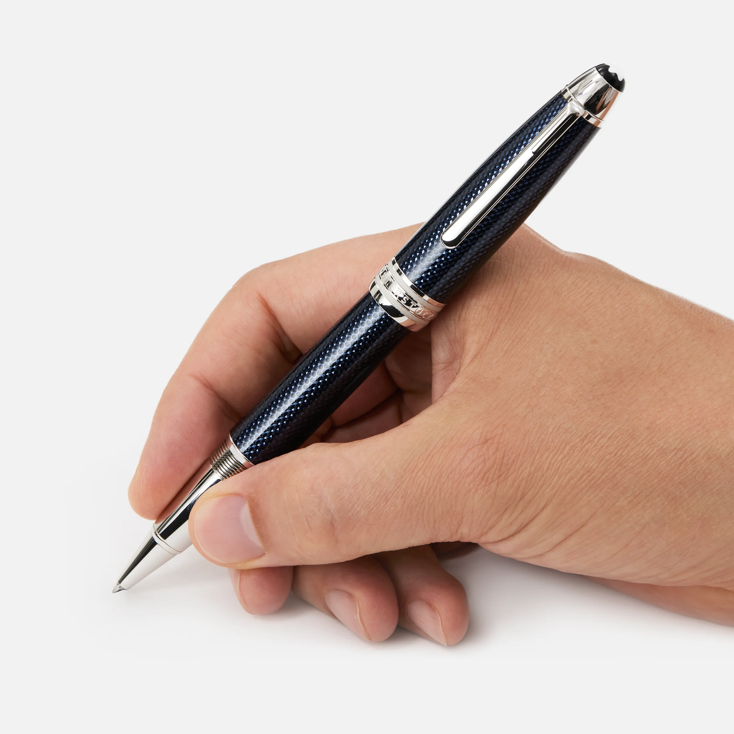 Montblanc Meisterstuck Solitaire Blue Hour LeGrand Rollerball - Pencraft the boutique