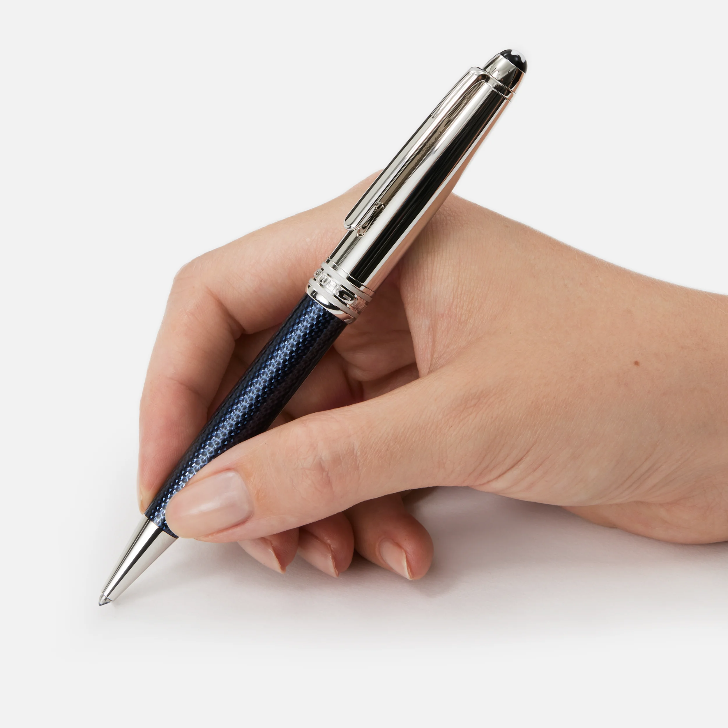 Montblanc Meisterstuck Solitaire Doue Blue Hour Ballpoint - Pencraft the boutique