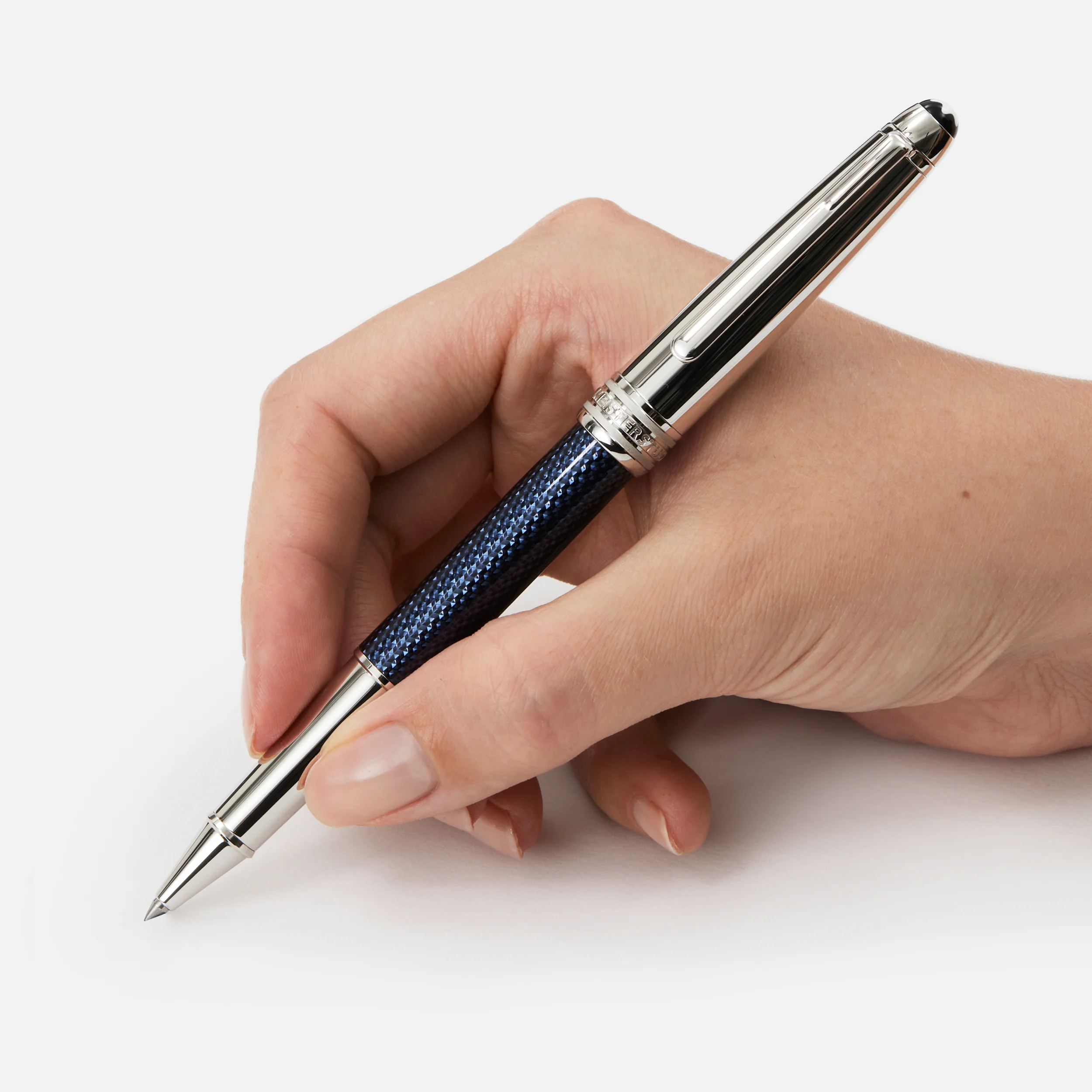 Montblanc Meisterstuck Solitaire Doué Blue Hour Classique Rollerball - Pencraft the boutique