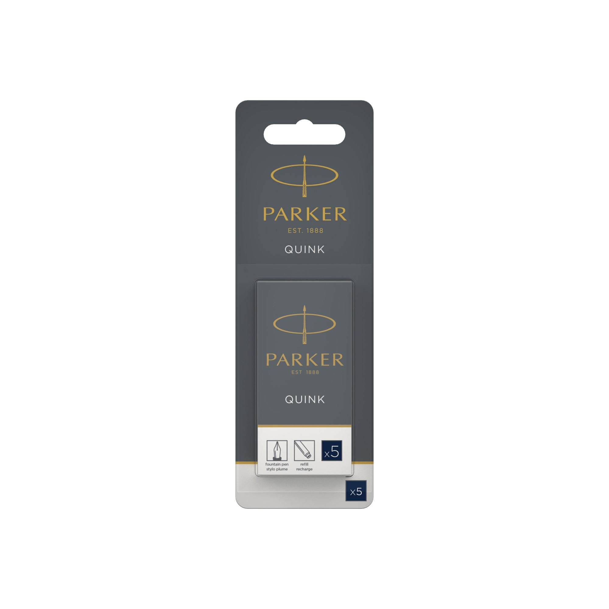 Parker Quink Ink Cartridge (5pk) - Pencraft the boutique