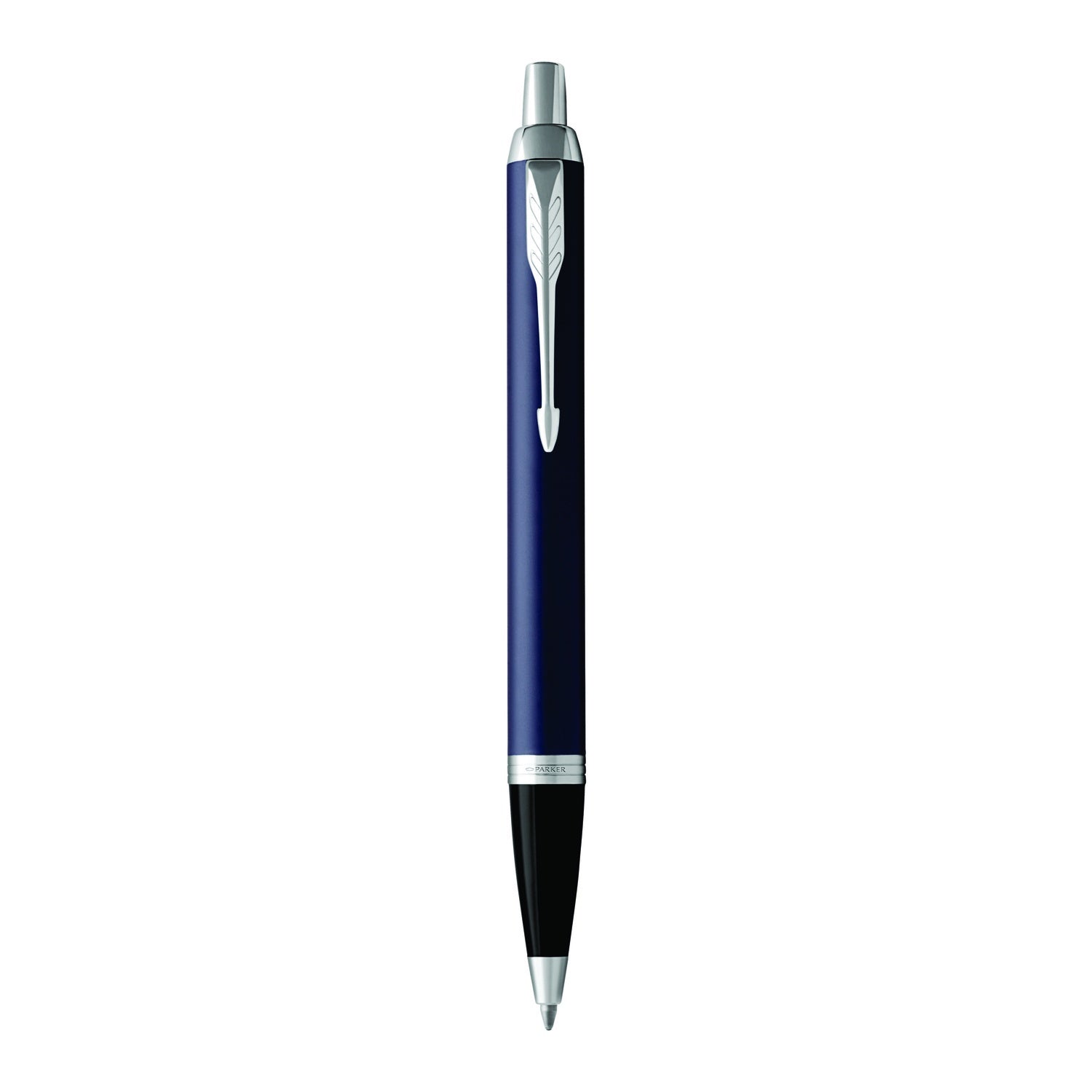 Parker IM Matte Blue Chrome Trim Ballpoint - Pencraft the boutique