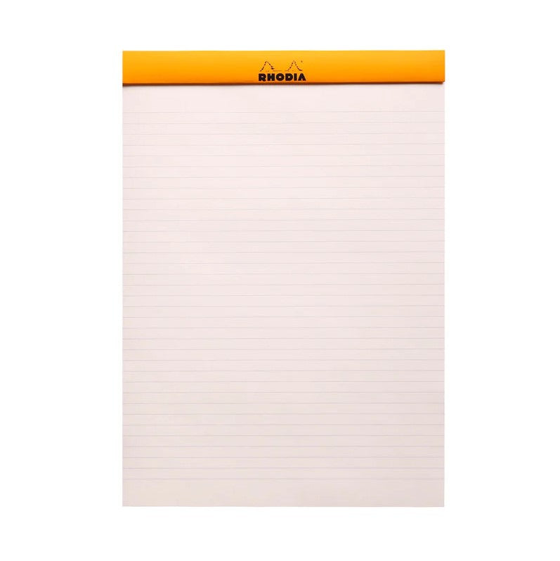 Rhodia Pad #13 Top Stapled Ruled A6 Orange - Pencraft the boutique
