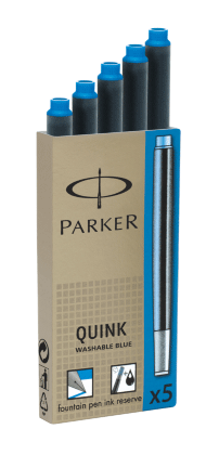 Parker Quink Ink Cartridge (5pk) - Pencraft the boutique