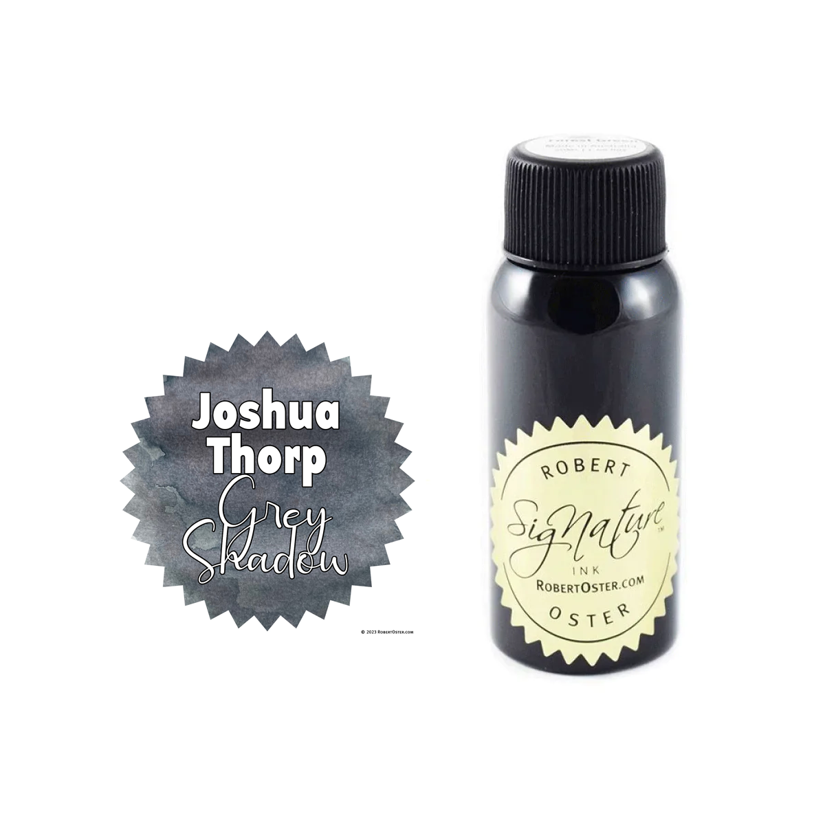 Robert Oster Signature Ink Bottle Joshua Thorp Grey Shadow - Pencraft the boutique