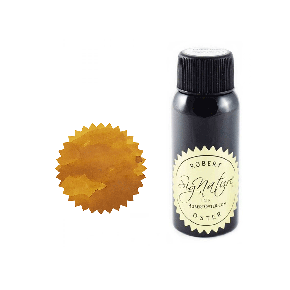 Robert Oster Signature Ink Bottle Gold Antiqua - Pencraft the boutique