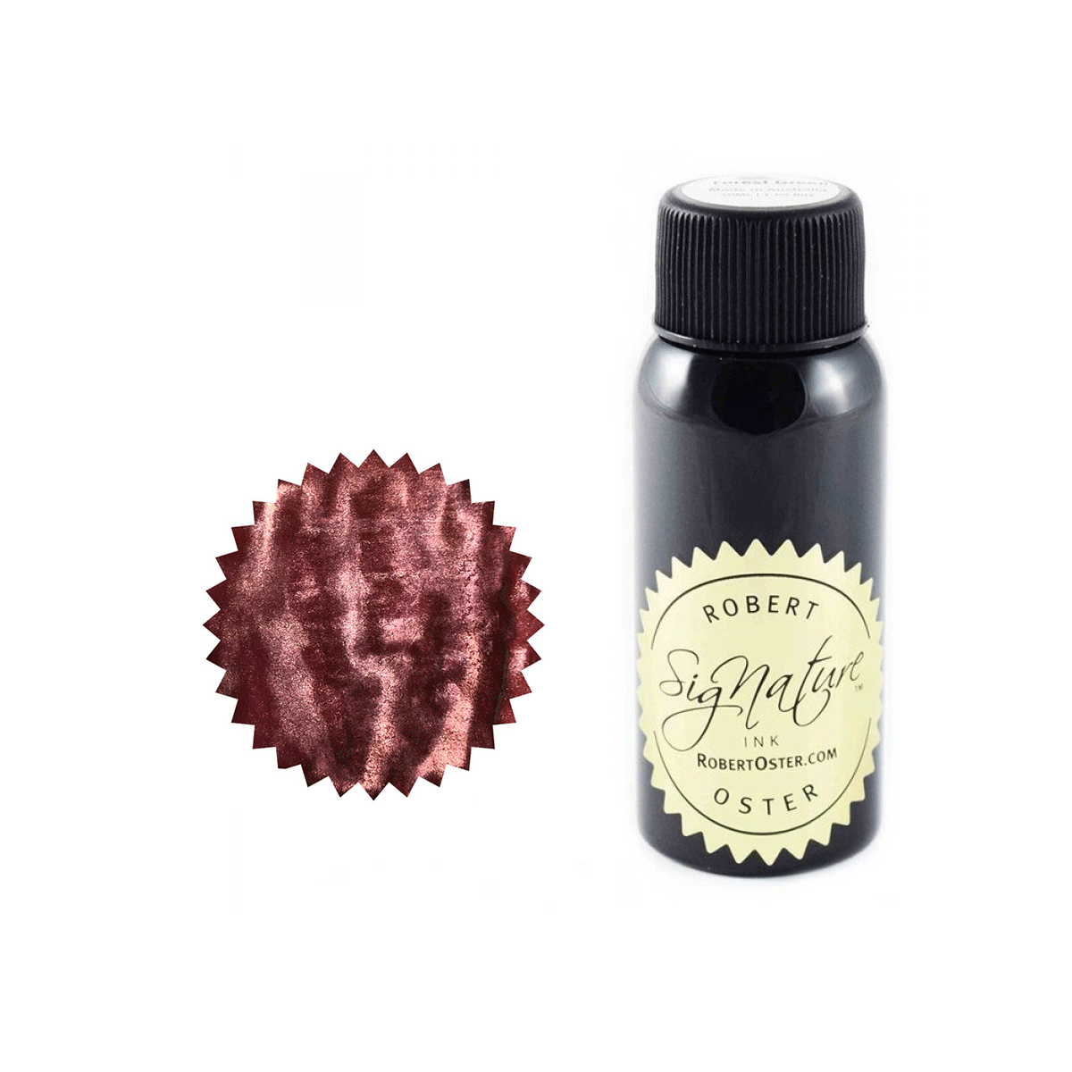 Robert Oster Signature Shake n Shimmy Ink Bottle Blood Rose - Pencraft the boutique