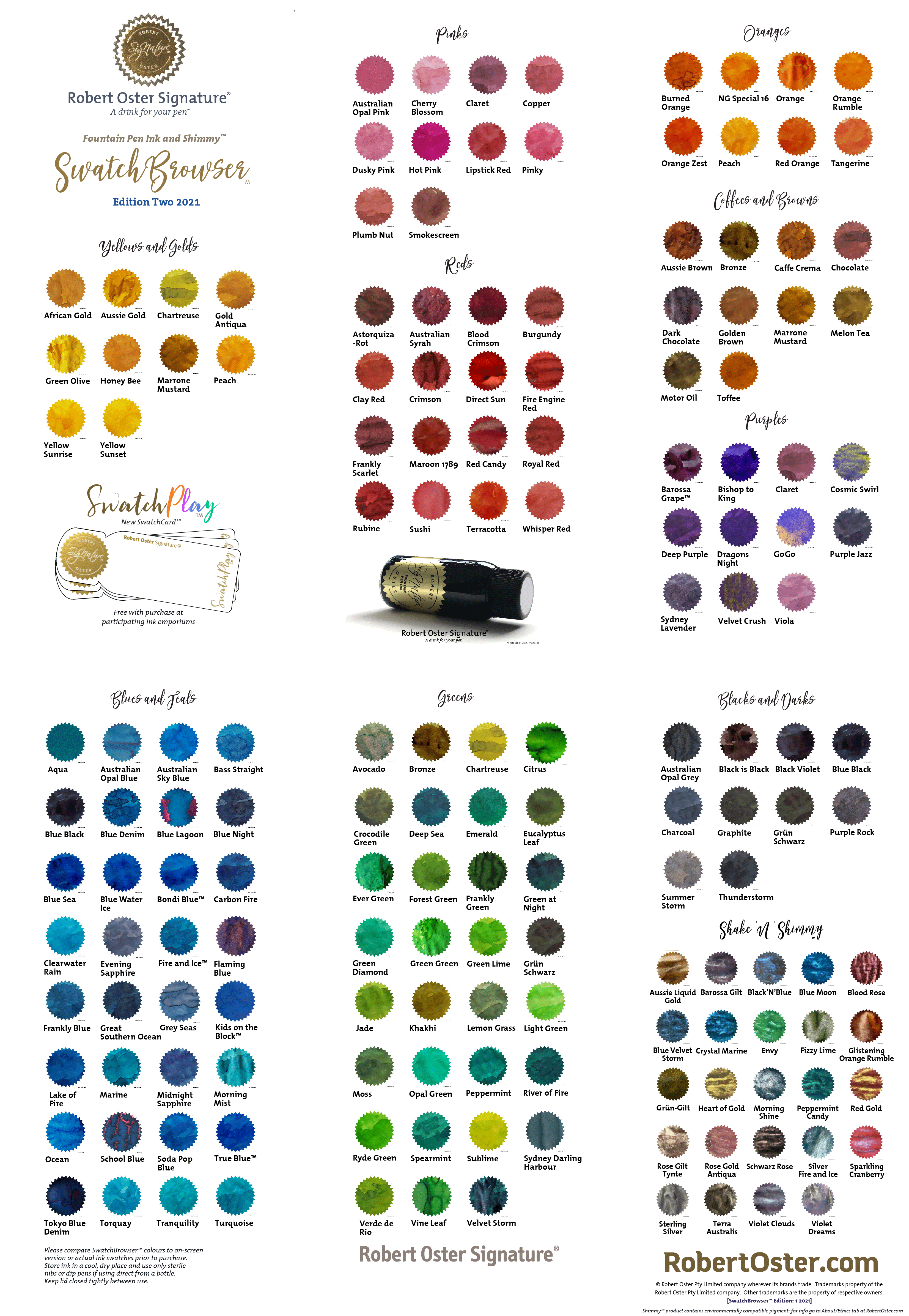 Robert Oster Signature Ink Bottle Deep Purple - Pencraft the boutique