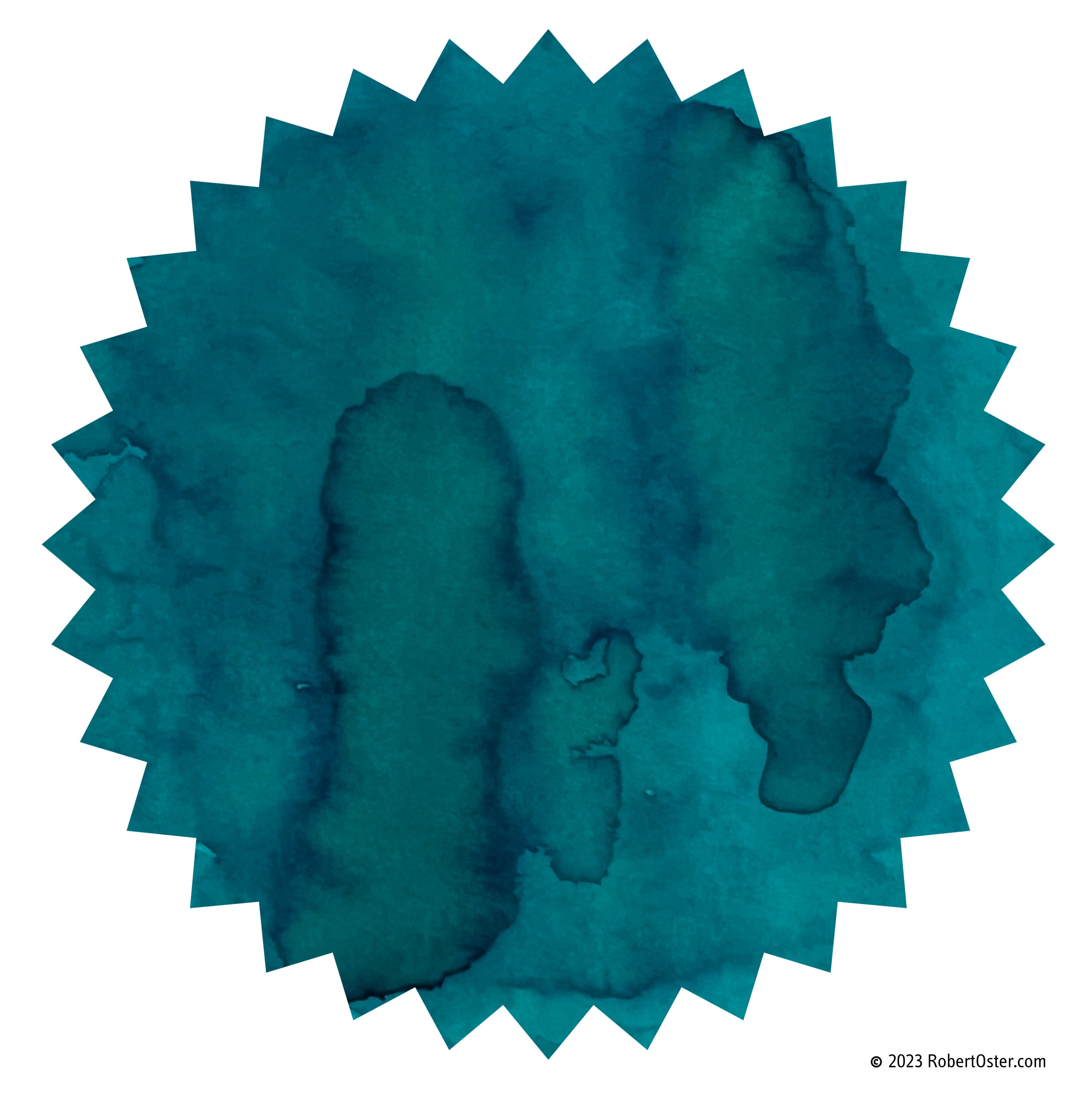 Robert Oster Signature Ink Bottle LE Ten Dollar Teal - Pencraft the boutique