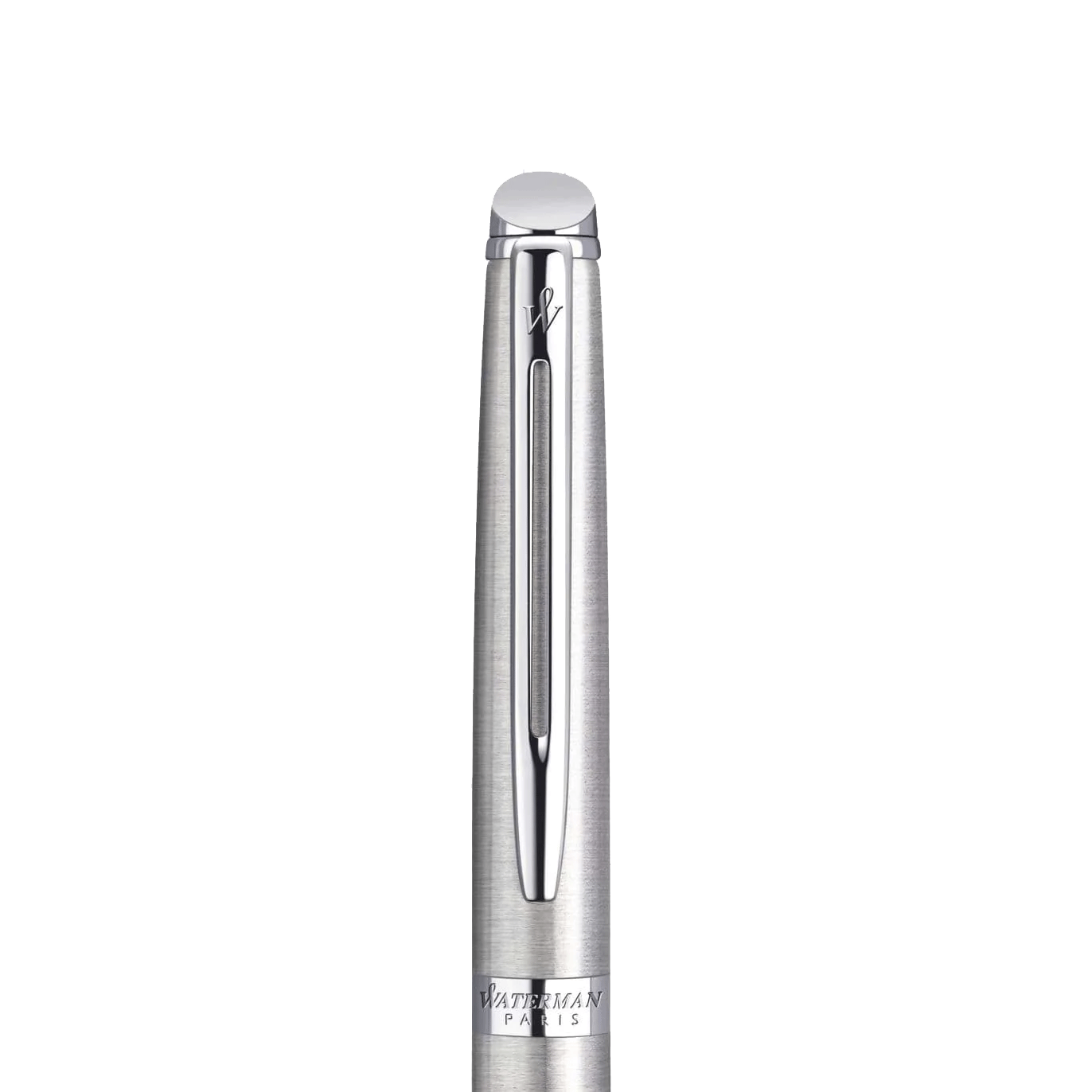 Waterman Hemisphere Stainless Steel Chrome Trim Ballpoint - Pencraft the boutique