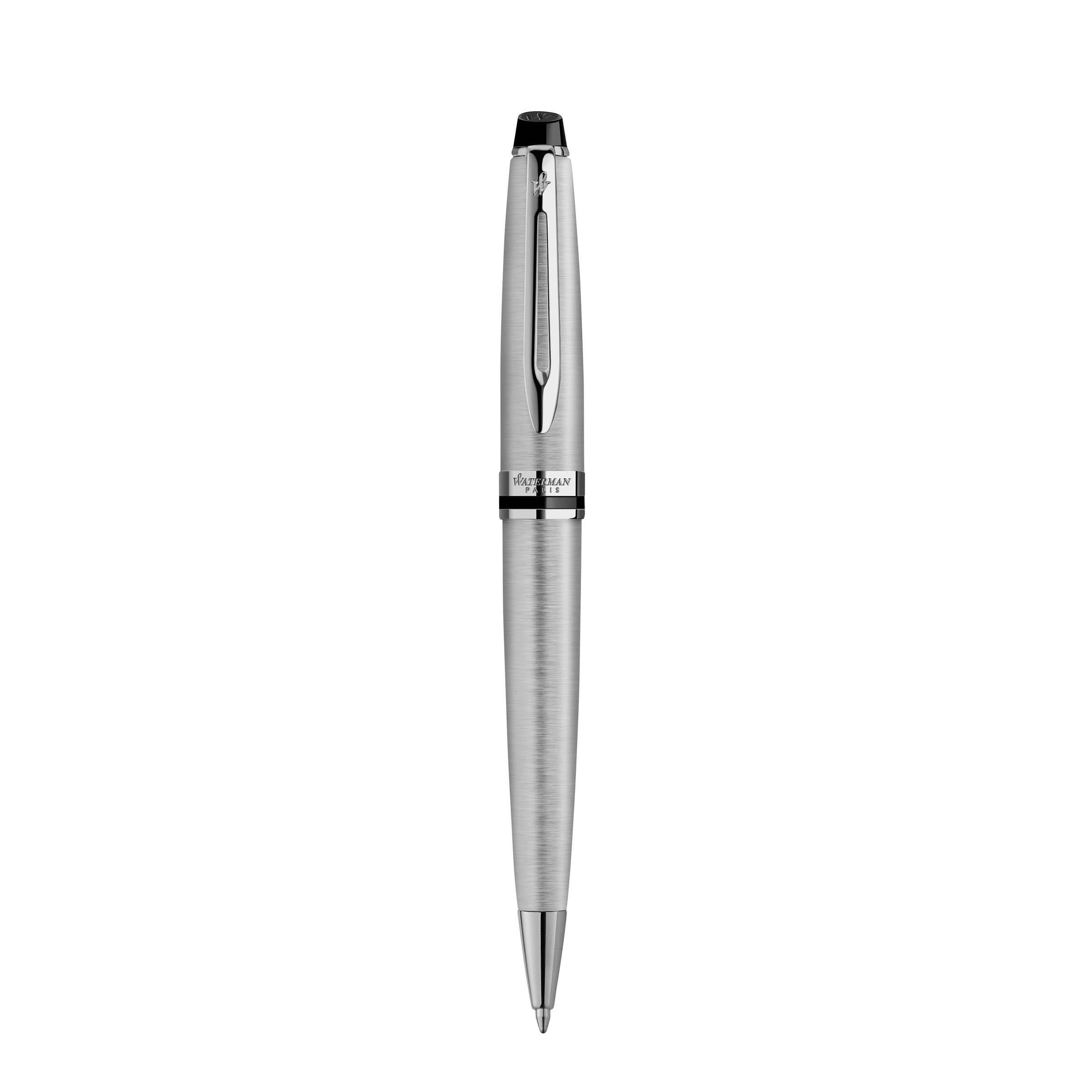 Waterman Expert Stainless Steel Chrome Trim Ballpoint - Pencraft the boutique