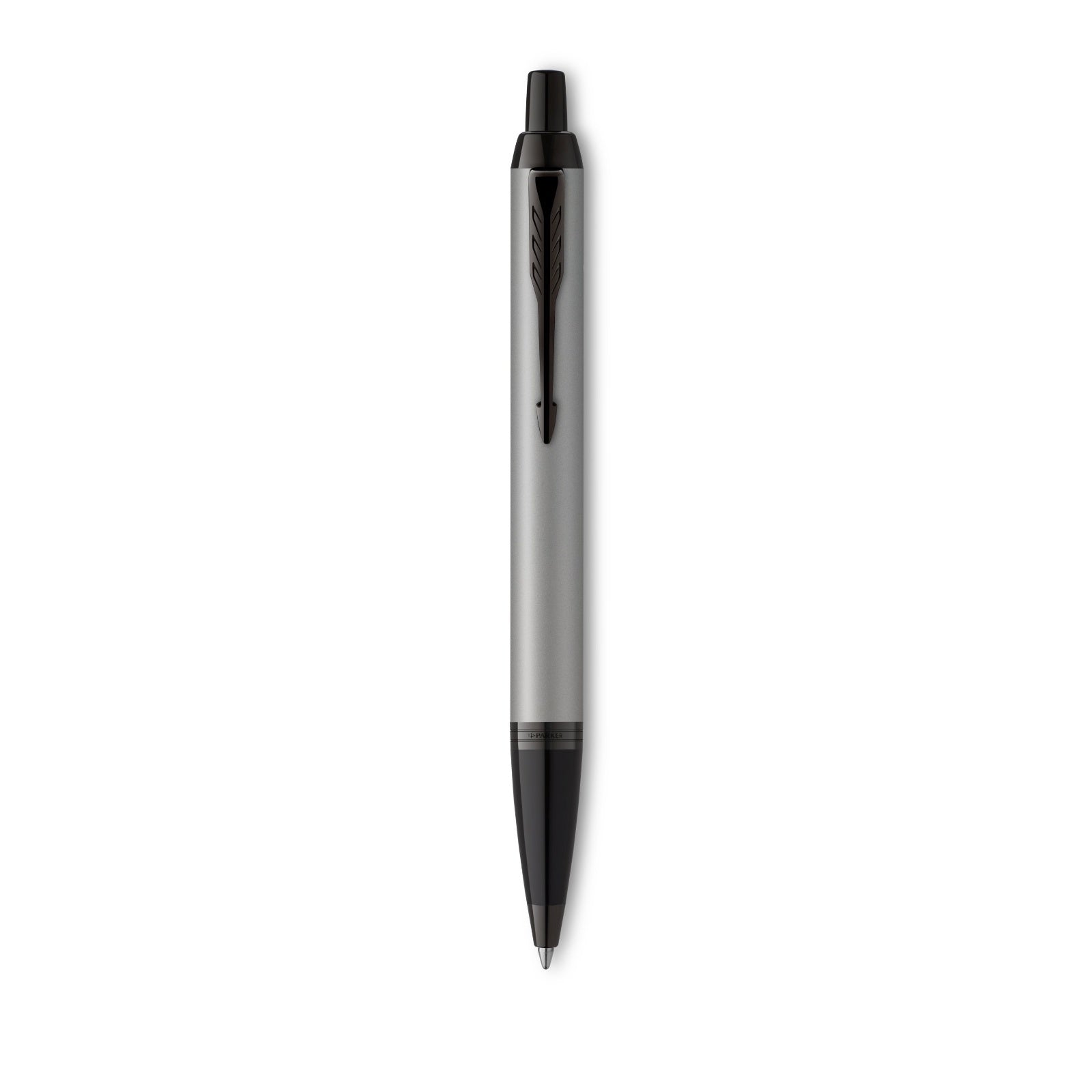 PARKER IM Monochrome Matte Grey Black Trim Ballpoint - Pencraft the boutique