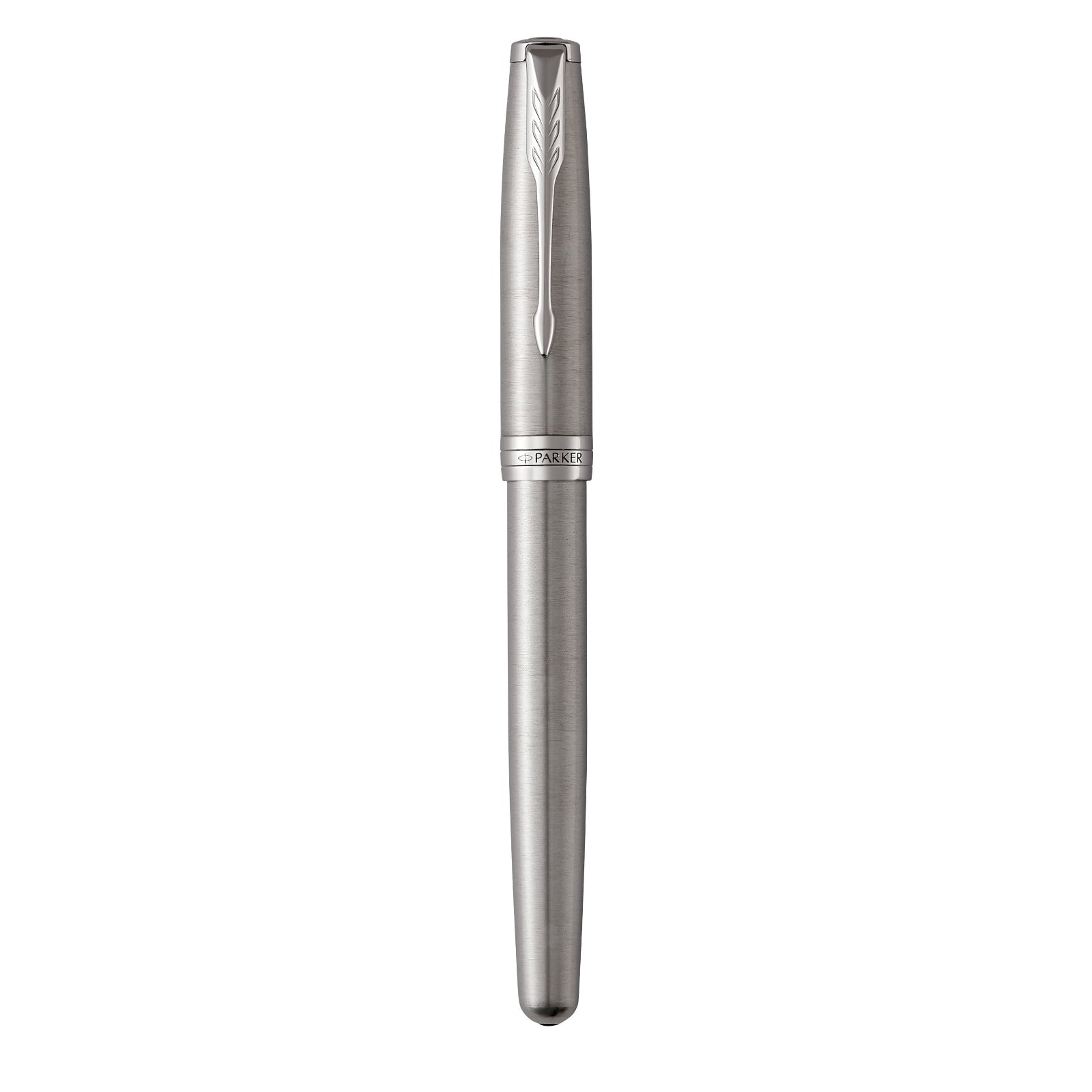 Parker Sonnet Stainless Steel Palladium Trim Fountain Pen - Pencraft the boutique