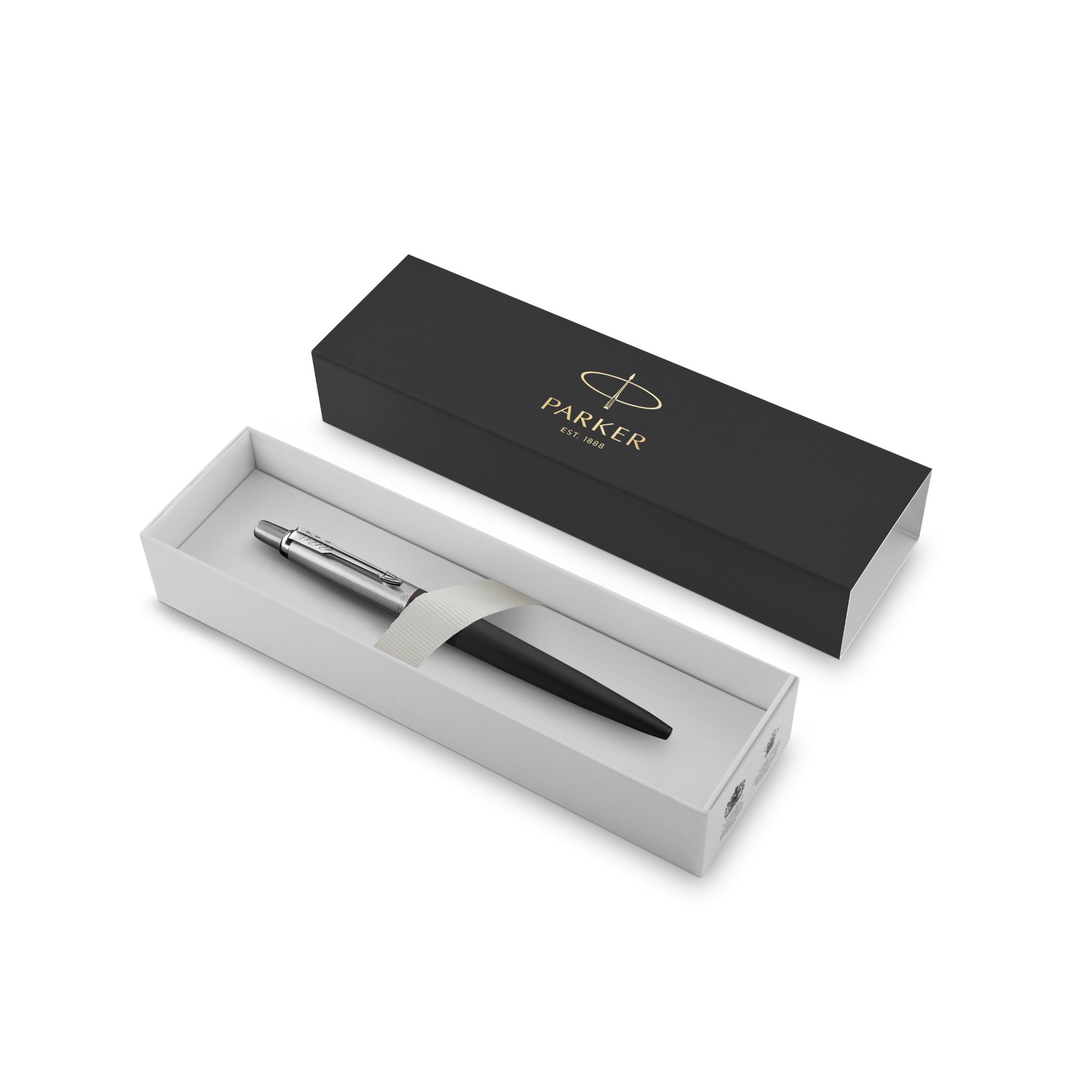 Parker Jotter Bond Street Black Chrome Trim Ballpoint - Pencraft the boutique