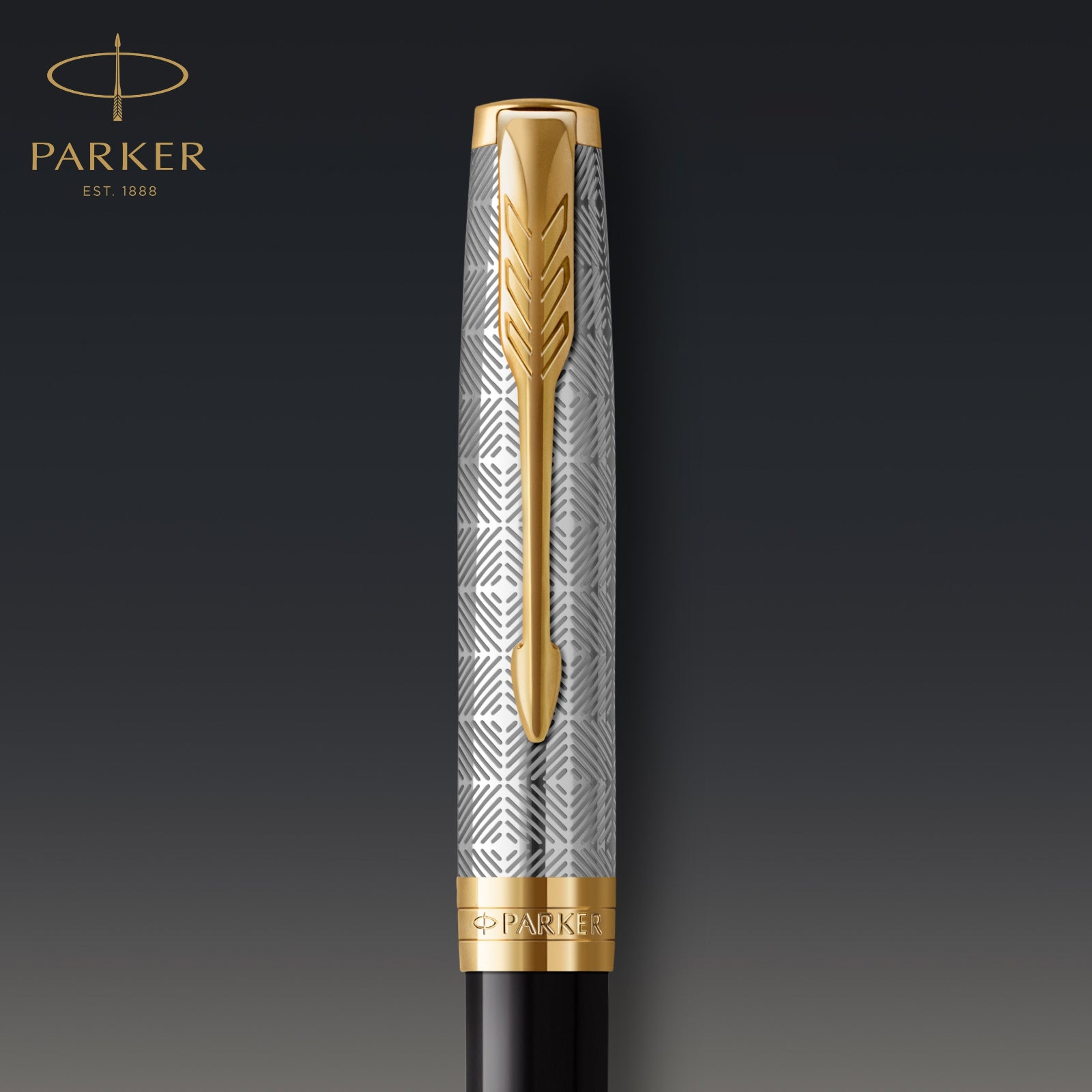Parker Sonnet Metal and Black Lacquer Gold Trim Ballpoint - Pencraft the boutique
