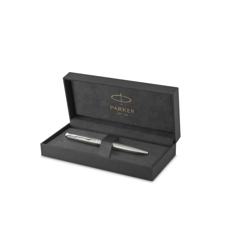 Parker Sonnet Stainless Steel Palladium Trim Ballpoint - Pencraft the boutique