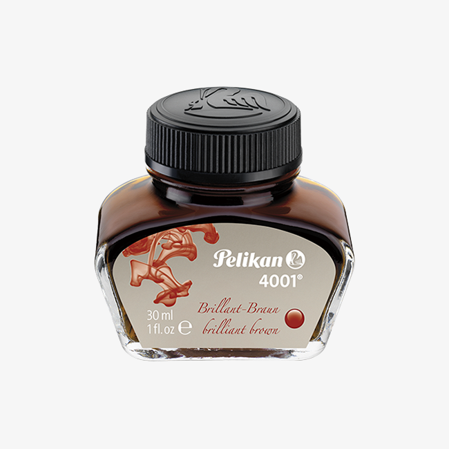 Pelikan 4001 Brillant Brown Ink Bottle 62ml - Pencraft the boutique