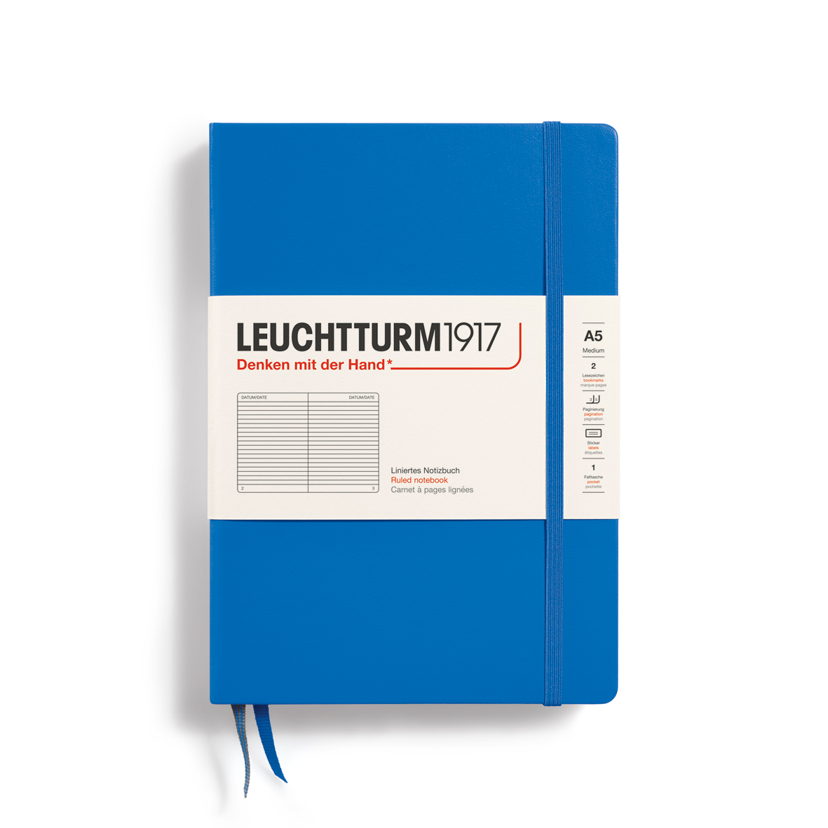 Leuchtturm1917 Notebook Medium (A5) Ruled Sky - Pencraft the boutique