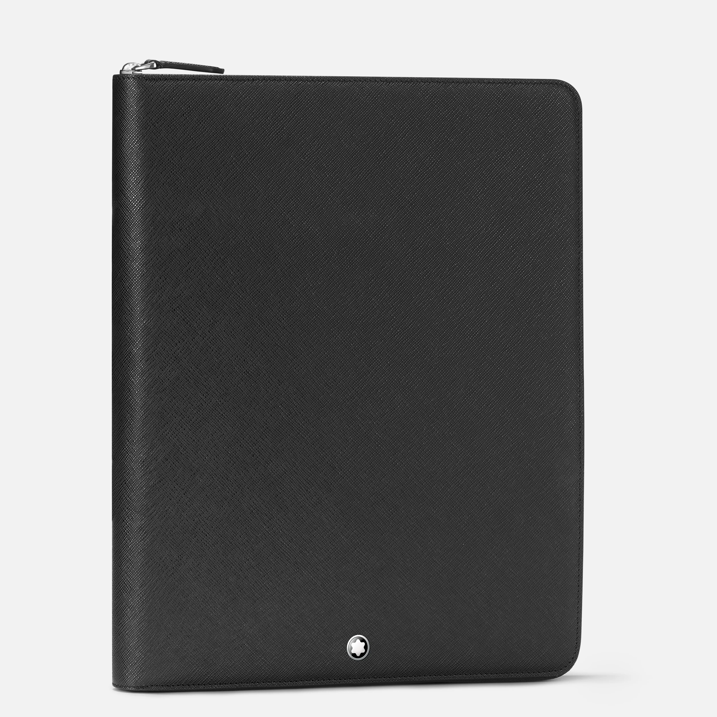 Montblanc Sartorial Notepad Holder Zip Around Black - Pencraft the boutique