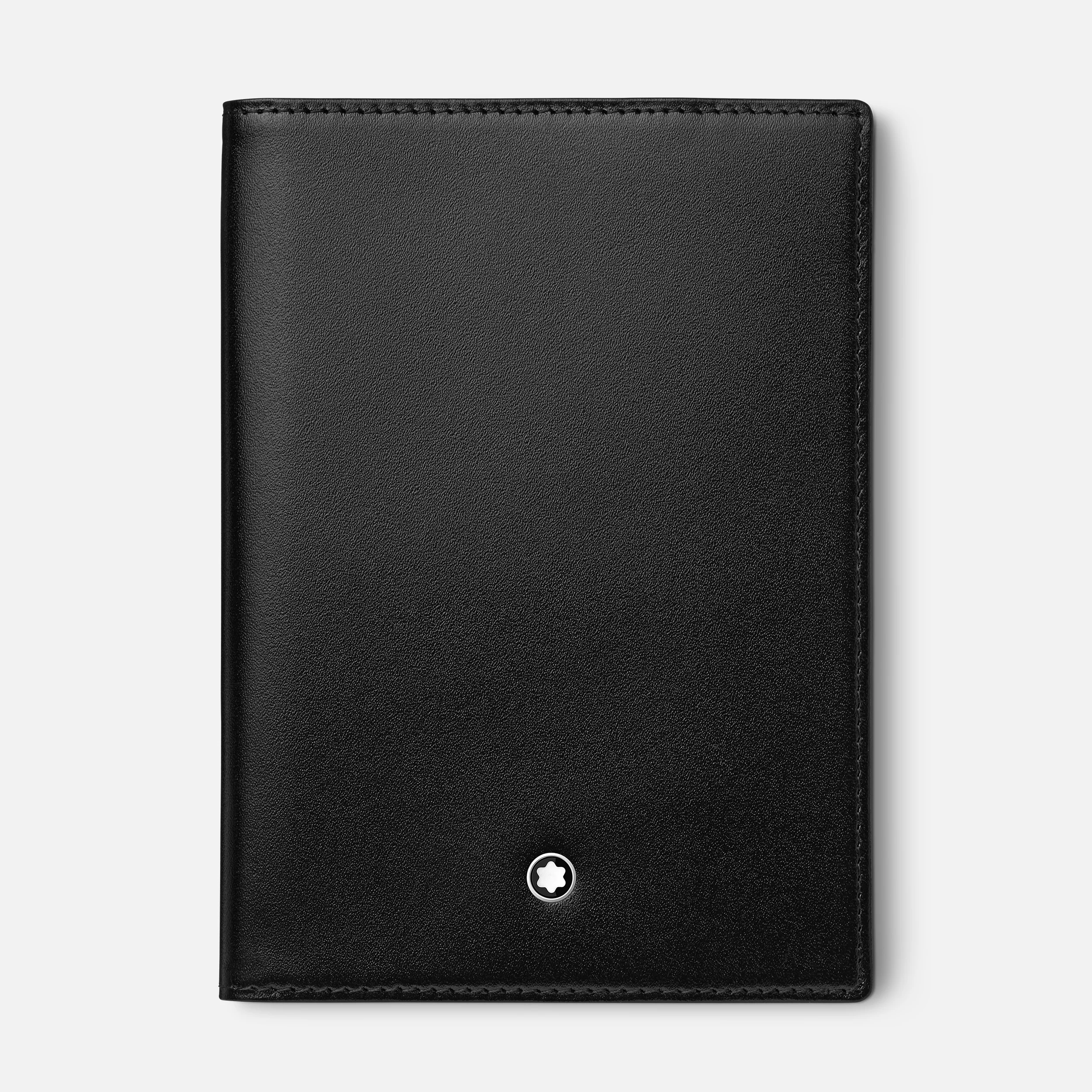 Montblanc Meisterstuck Passport Holder Black - Pencraft the boutique