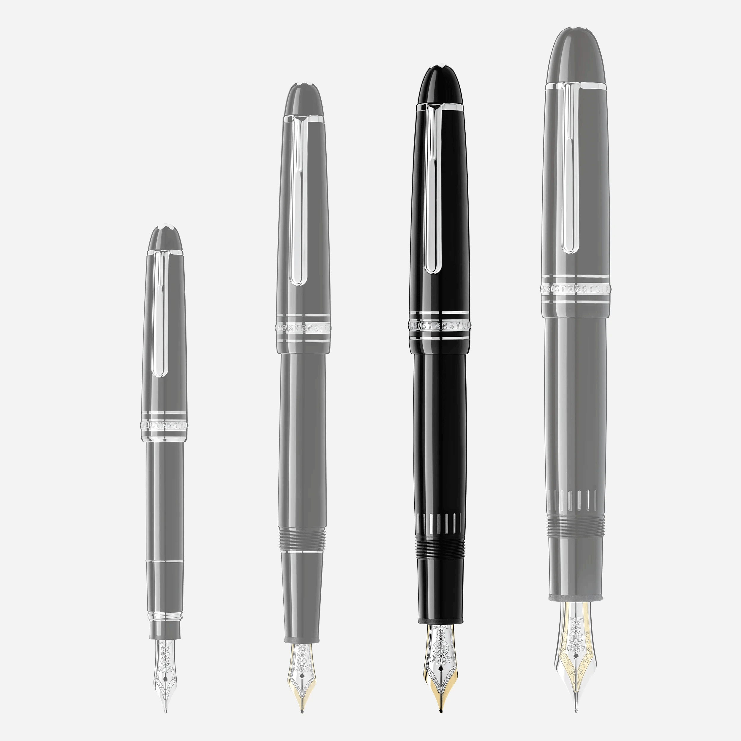 Montblanc Meisterstuck LeGrand Black Platinum Fountain Pen - Pencraft the boutique