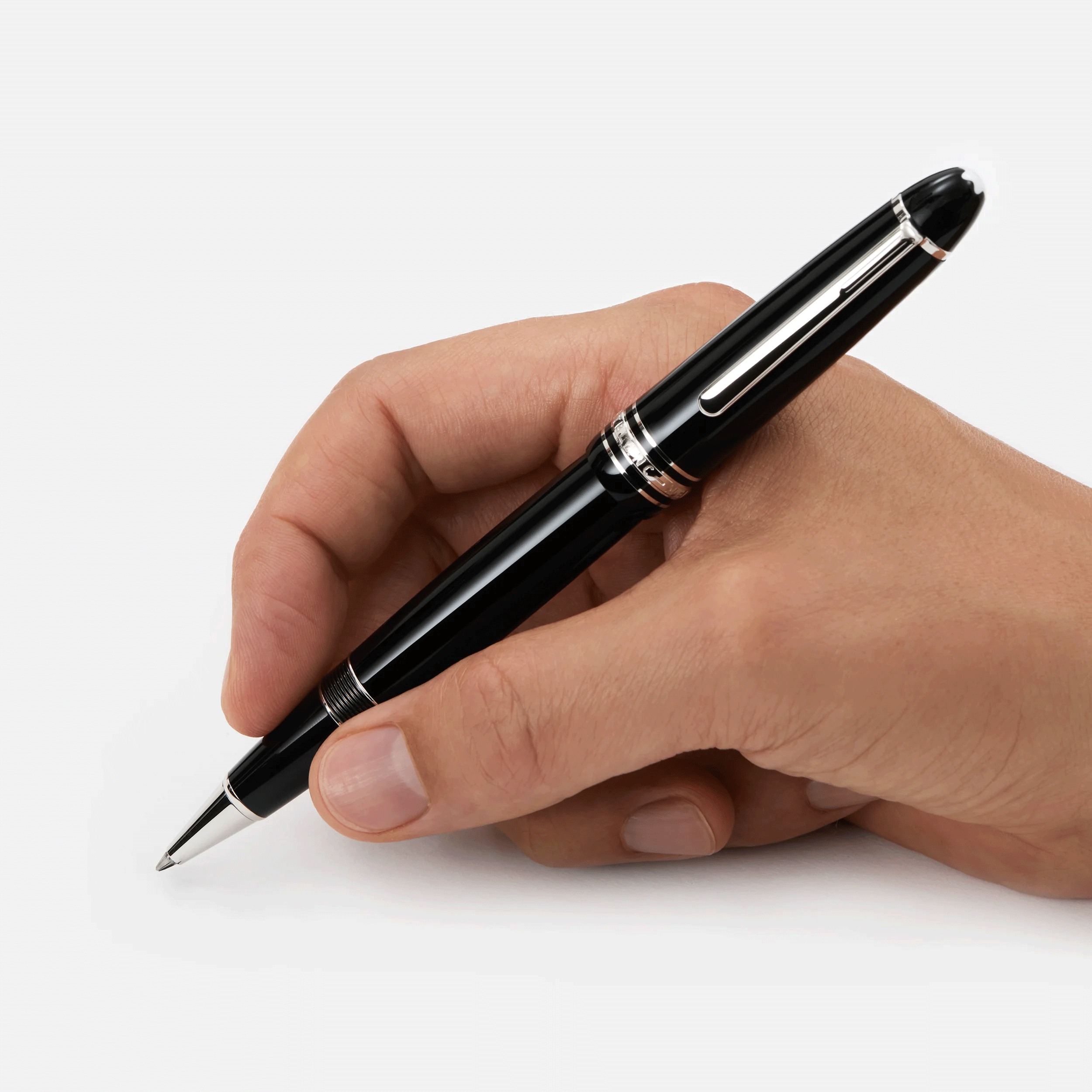 Montblanc Meisterstuck LeGrand Black Platinum Rollerball - Pencraft the boutique