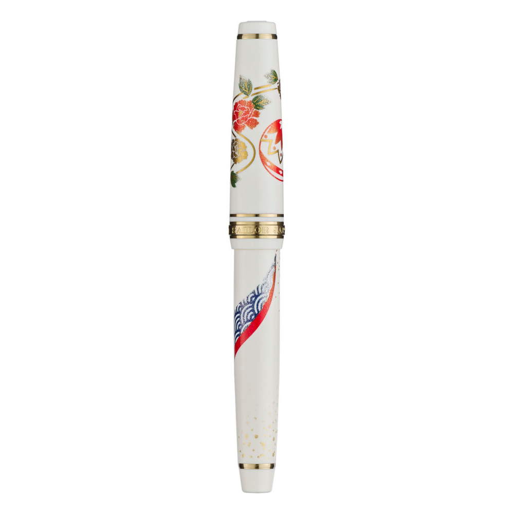 Sailor Pro Gear Slim Kimono Happiness Fountain Pen, 14K M - Pencraft the boutique