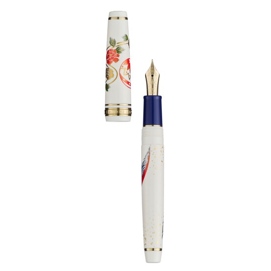 Sailor Pro Gear Slim Kimono Happiness Fountain Pen, 14K M - Pencraft the boutique