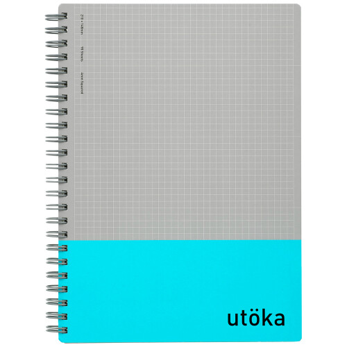 Maruman Utoka Spiral Grid Notebook A5 Blue