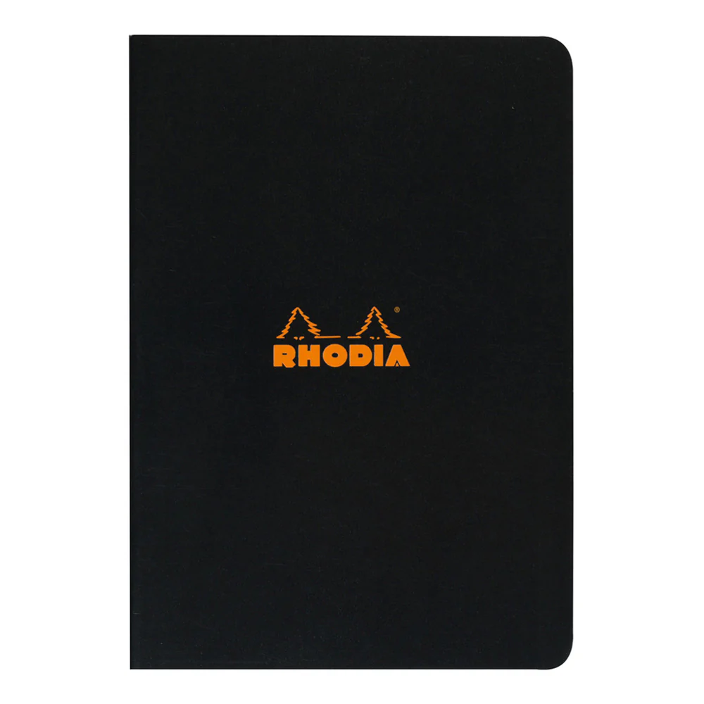 Rhodia Cahier Notebook A4 Ruled Black
