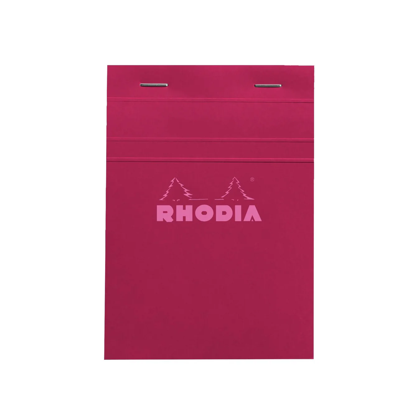 Rhodia No. 13 Top Stapled Notepad A6 5 x 5 Grid Plum