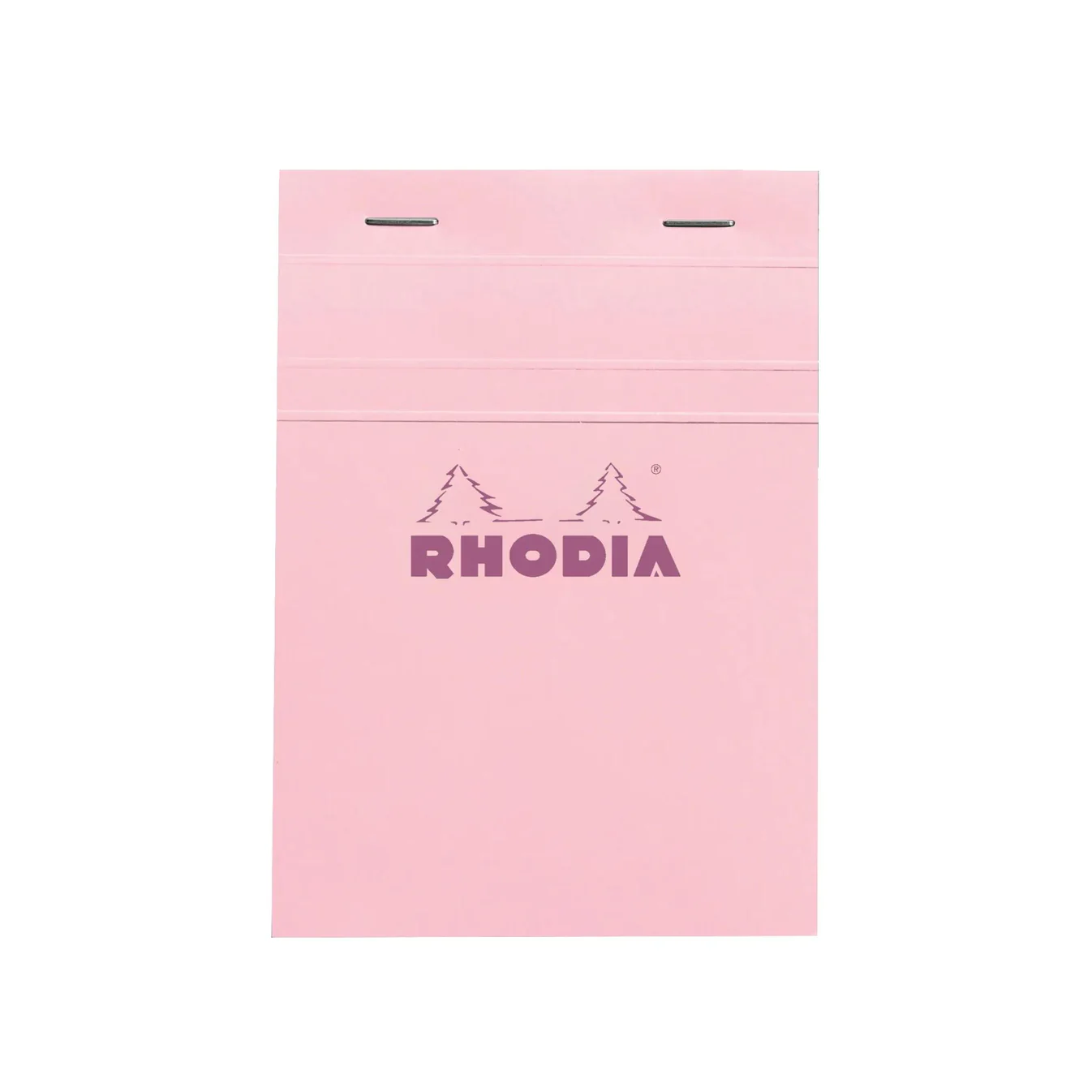 Rhodia No. 13 Top Stapled Notepad A6 5 x 5 Grid Rose