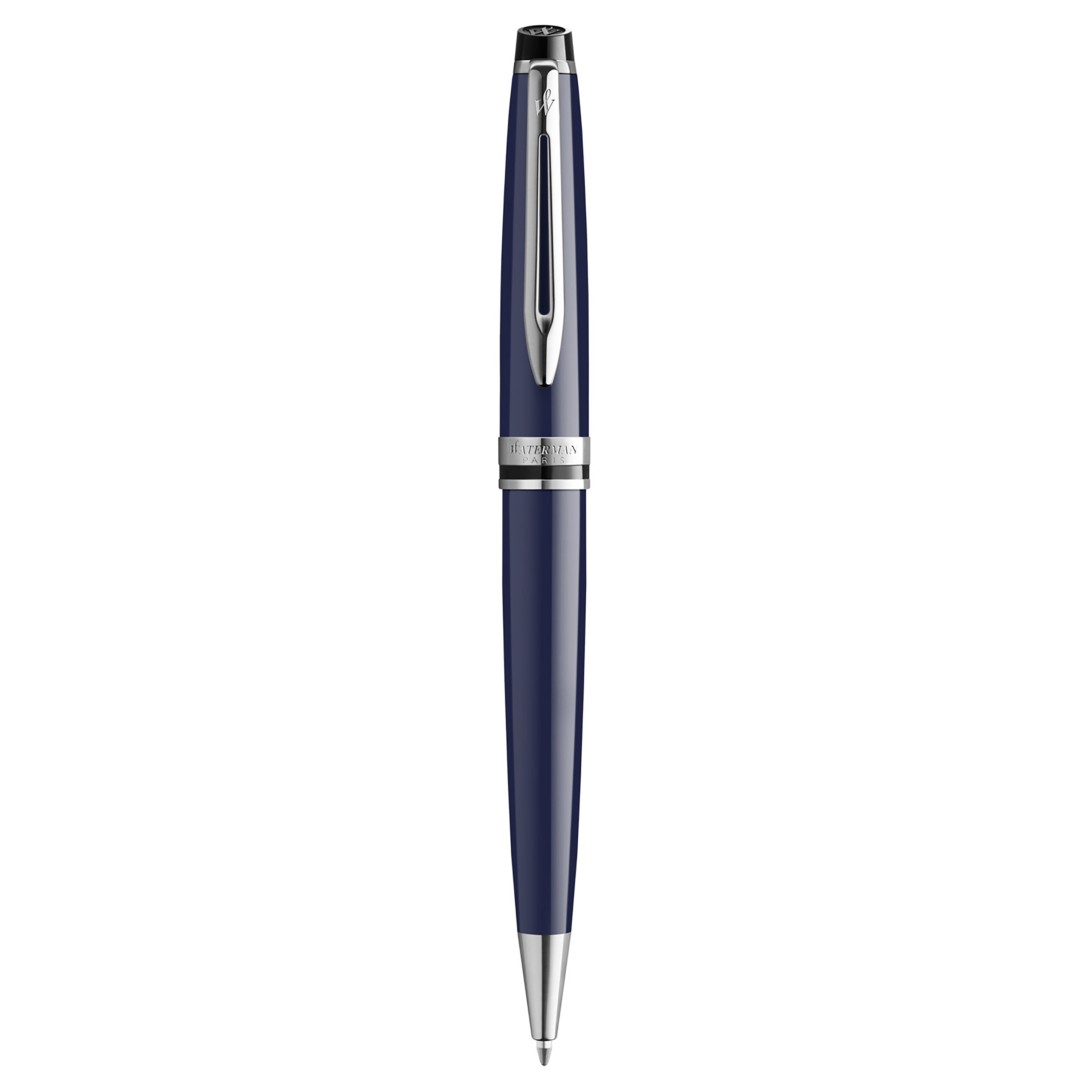 Waterman Expert24 Blue Chrome Trim Ballpoint