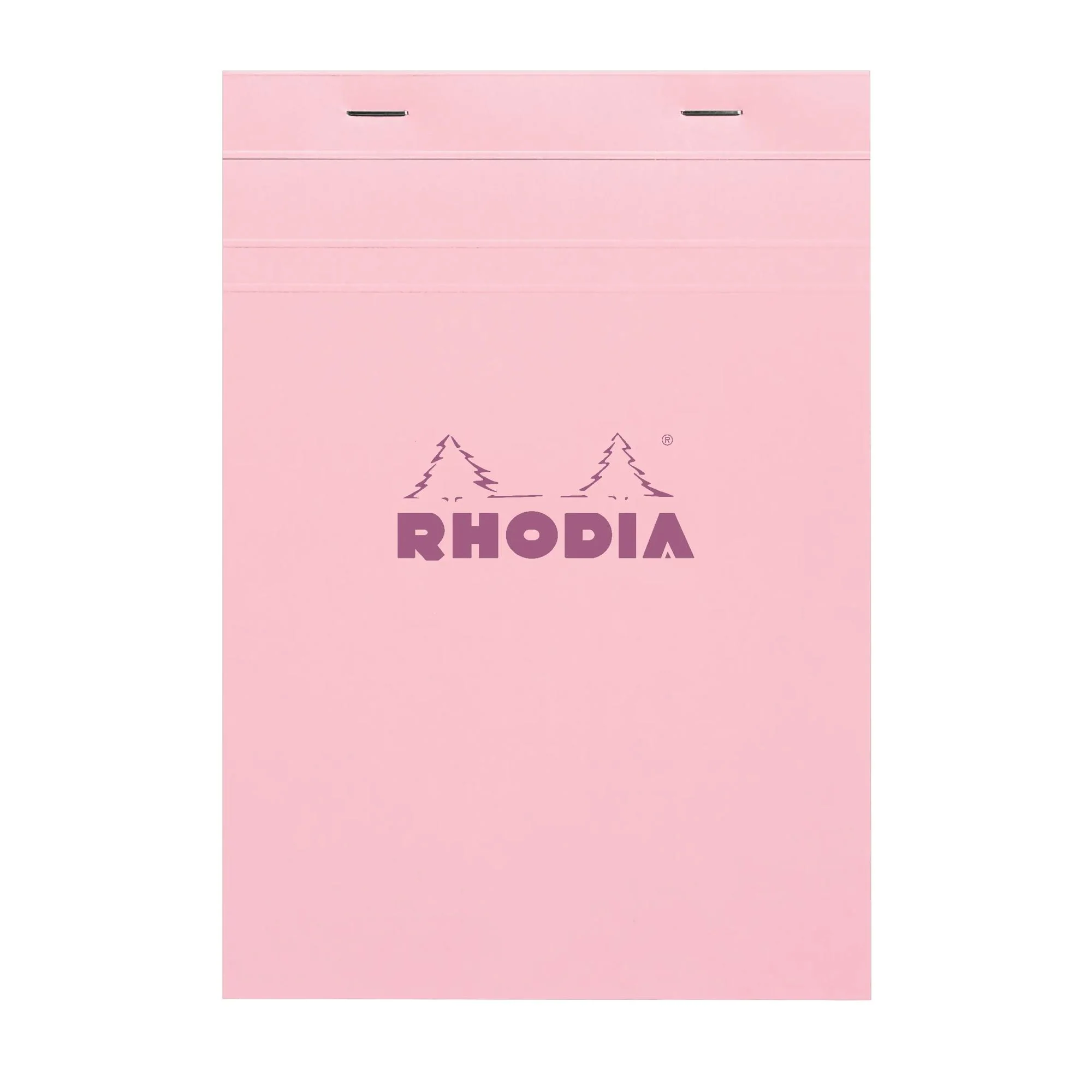 Rhodia No. 16 Top Stapled Notepad A5 5 x 5 Grid Rose