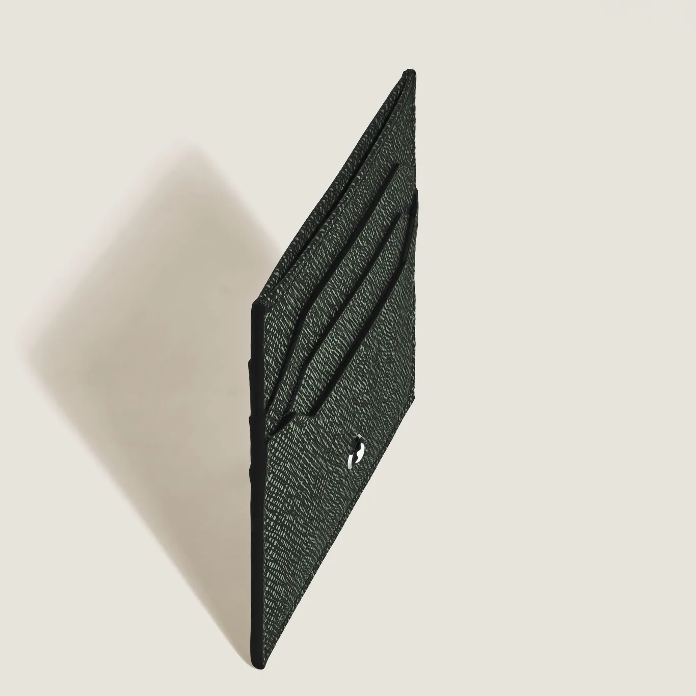Montblanc Sartorial Card Holder 6CC Tweed Khaki - Pencraft the boutique