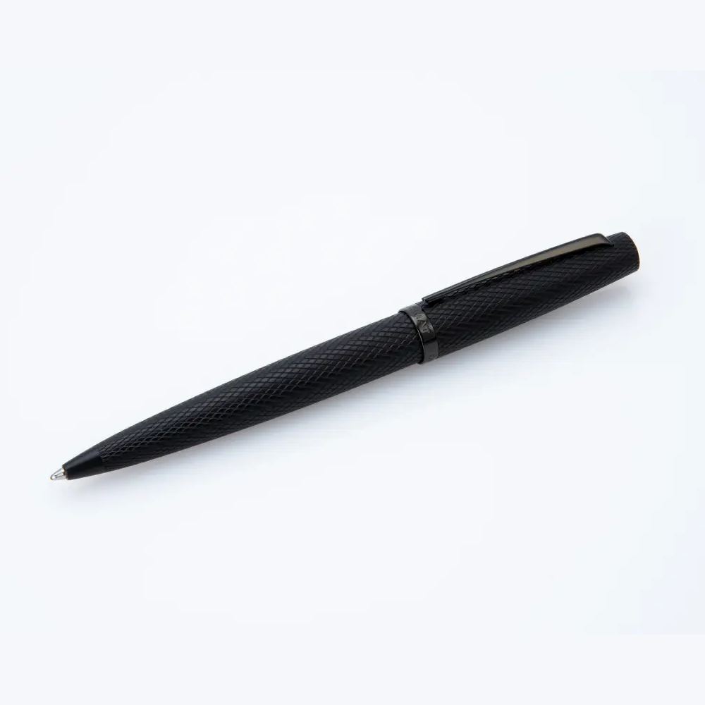 Diplomat Viper Black Guilloche Ballpoint