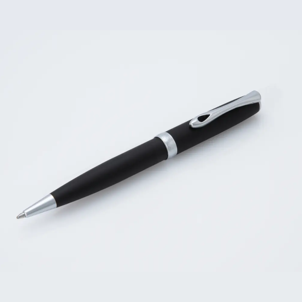 Diplomat Excellence A2 Black Lapis Chrome Trim Ballpoint - Pencraft the boutique