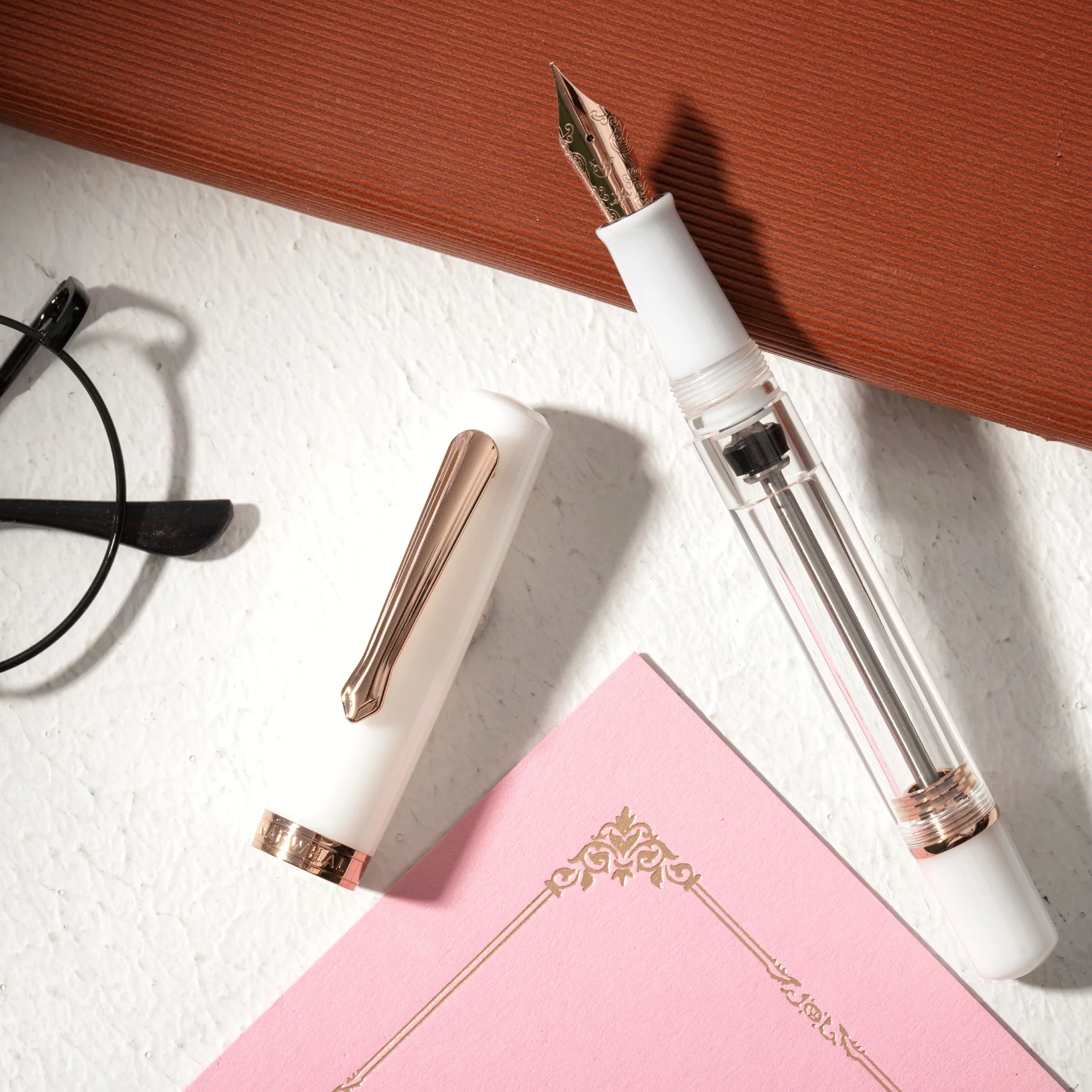 Nahvalur Original Plus Matira White Fountain Pen - Pencraft the boutique