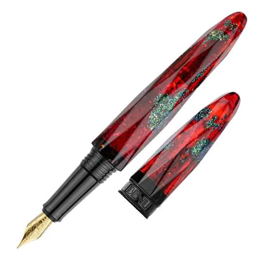 BENU Briolette Ruby Forest Fountain Pen