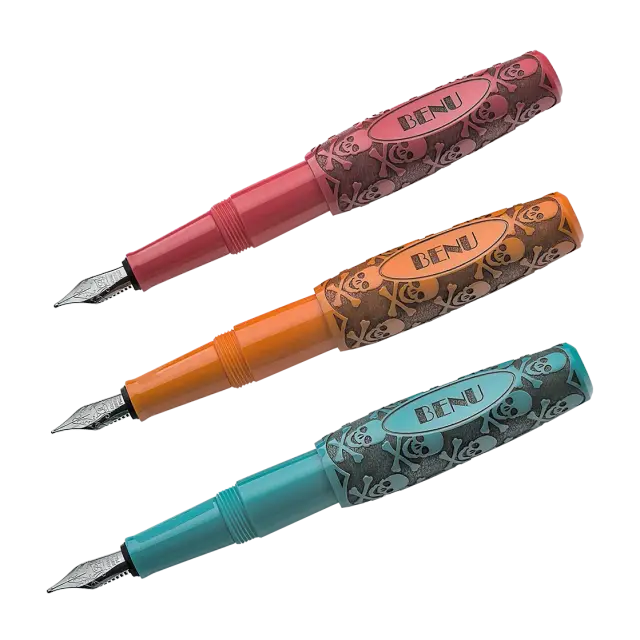 BENU Pixie Jolly Roger Vintage Fountain Pen