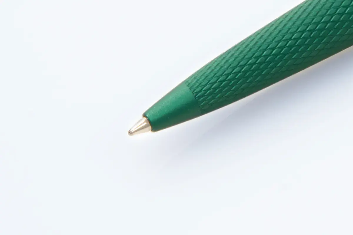 Diplomat Viper Green Guilloche Ballpoint