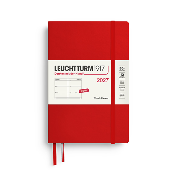 Leuchtturm1917 Weekly Planner 2027 B6+ Hardcover