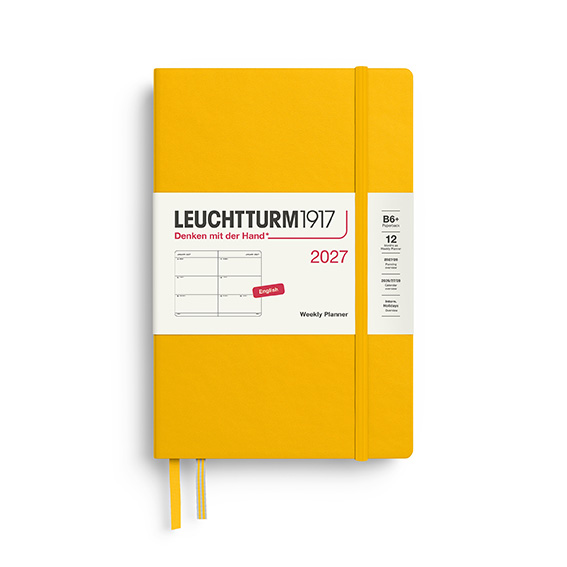 Leuchtturm1917 Weekly Planner 2027 B6+ Hardcover