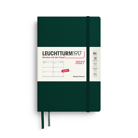 Leuchtturm1917 Weekly Planner 2027 B6+ Hardcover