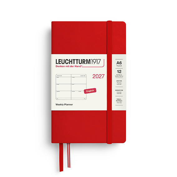 Leuchtturm1917 Weekly Planner 2027 A6 Hardcover