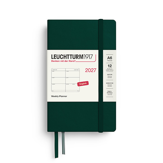 Leuchtturm1917 Weekly Planner 2027 A6 Hardcover