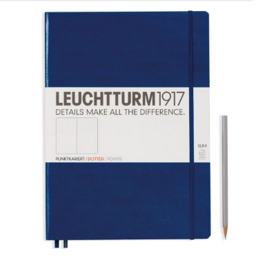 Leuchtturm1917 Notebook Master Slim (A4+) Dotted Navy